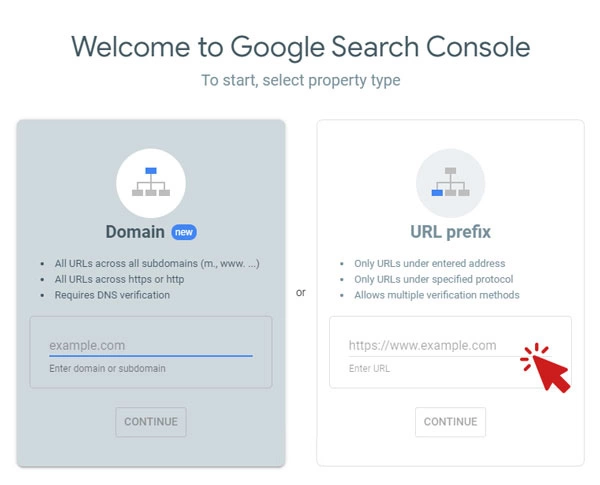 نحوه ثبت و معرفی سایت به گوگل از طریق سرچ کنسول گوگل 3 نحوه ثبت و معرفی سایت به گوگل از طریق سرچ کنسول گوگل